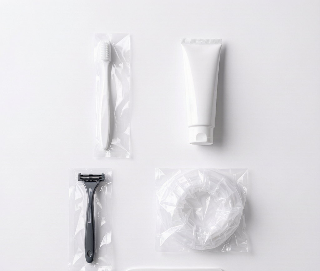 Hotel Toiletry Kits and Disposable Guest Slippers